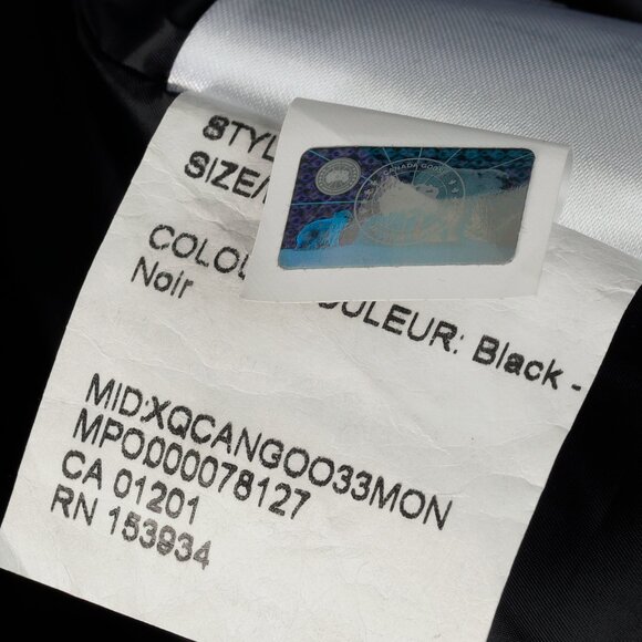 Canada Goose Freestyle Black Down-Filled Puffer Vest - Picture 16 of 16